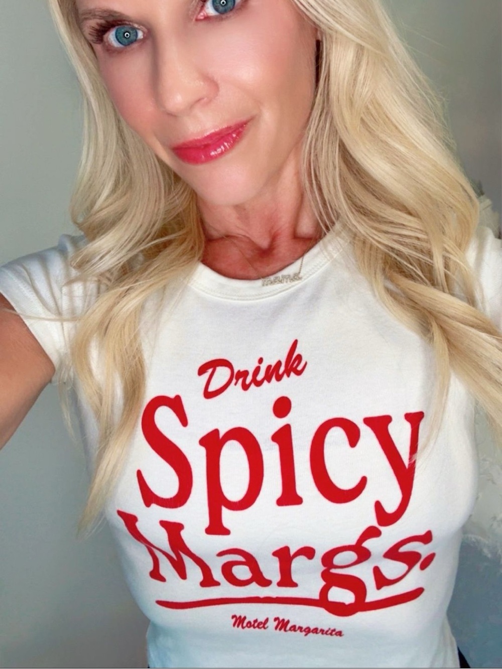 Motel Margarita “Drink Spicy Margs” baby tee